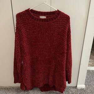 Red sweater